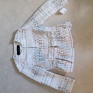 Zara Basic peplum jacket Sz Small